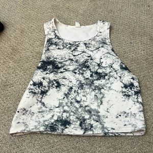 Marble Athletic crop top